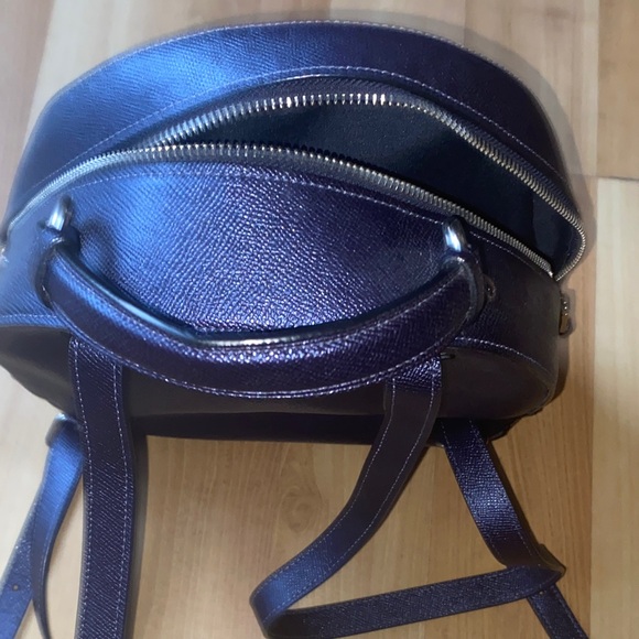 Coach Midnight Blue Leather Backpack main image 4